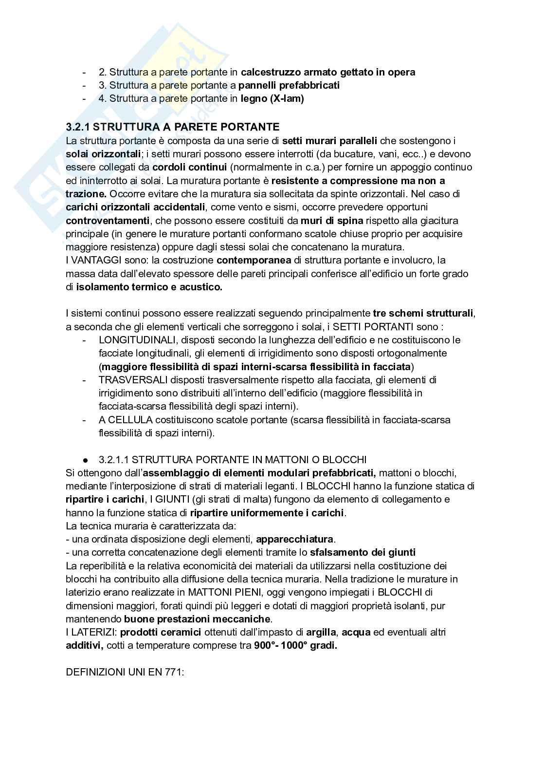 Riassunto esame Fondamenti di tecnologia dell'architettura, Prof. Battistella Alessio Dionigi, libro consigliato Tecniche e architettura, Campioli, Lavagna Pag. 36
