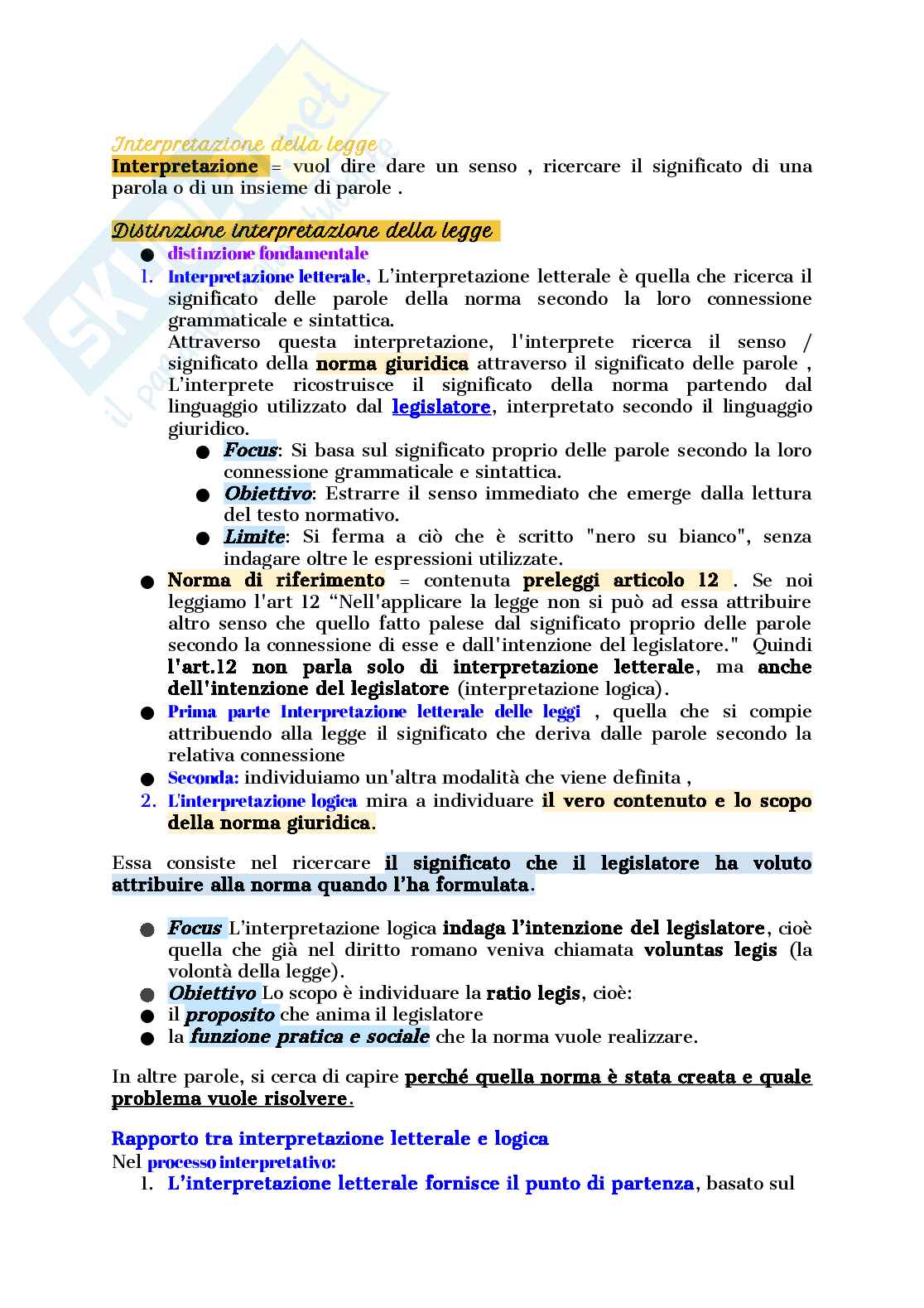 Riassunto esame Diritto del Lavoro ed Elementi di Previdenza Sociale, Prof. Quadri Enrico, libro consigliato Diritto privato, Bocchini, Quadri Pag. 11