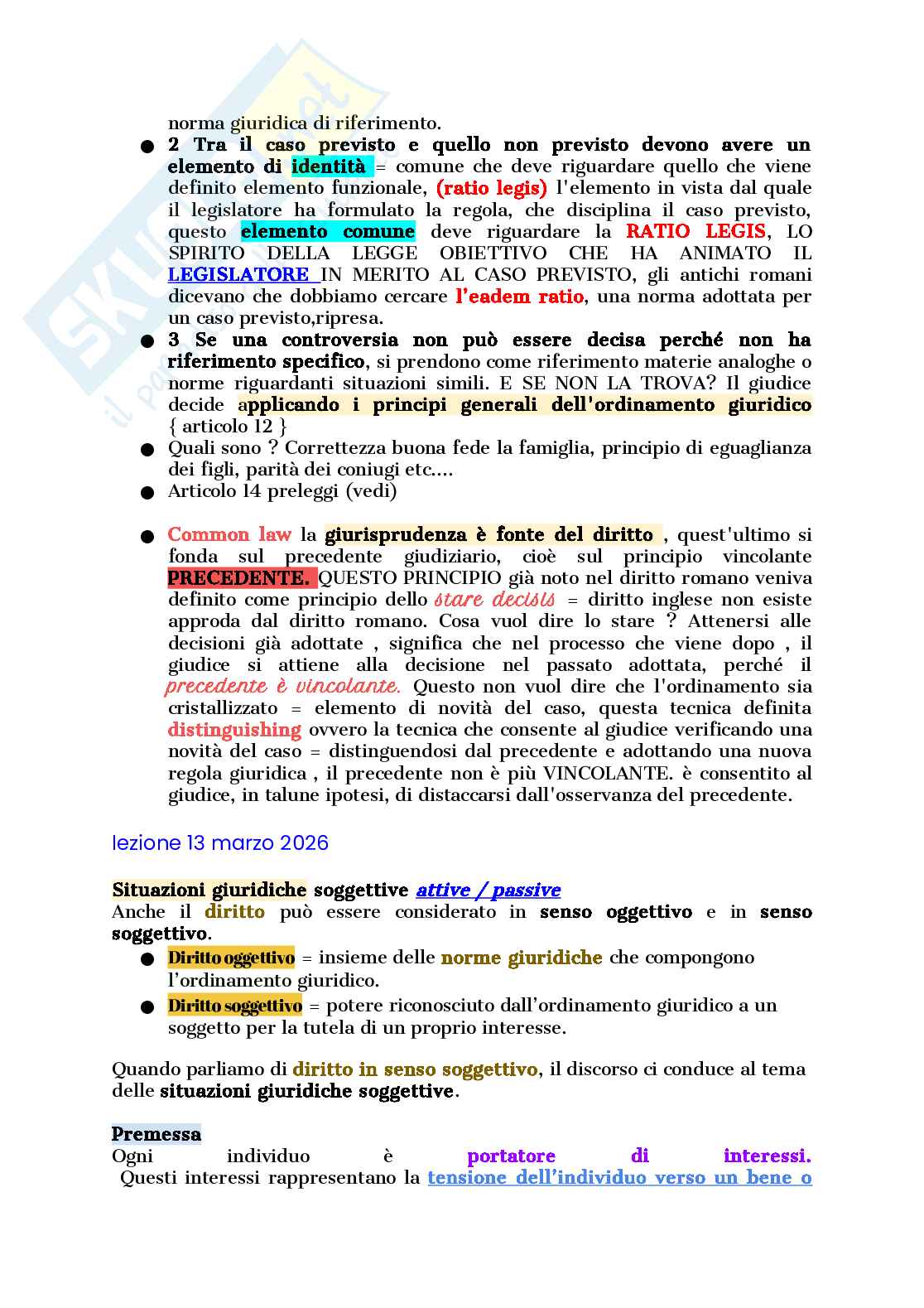 Riassunto esame Diritto del Lavoro ed Elementi di Previdenza Sociale, Prof. Quadri Enrico, libro consigliato Diritto privato, Bocchini, Quadri Pag. 16