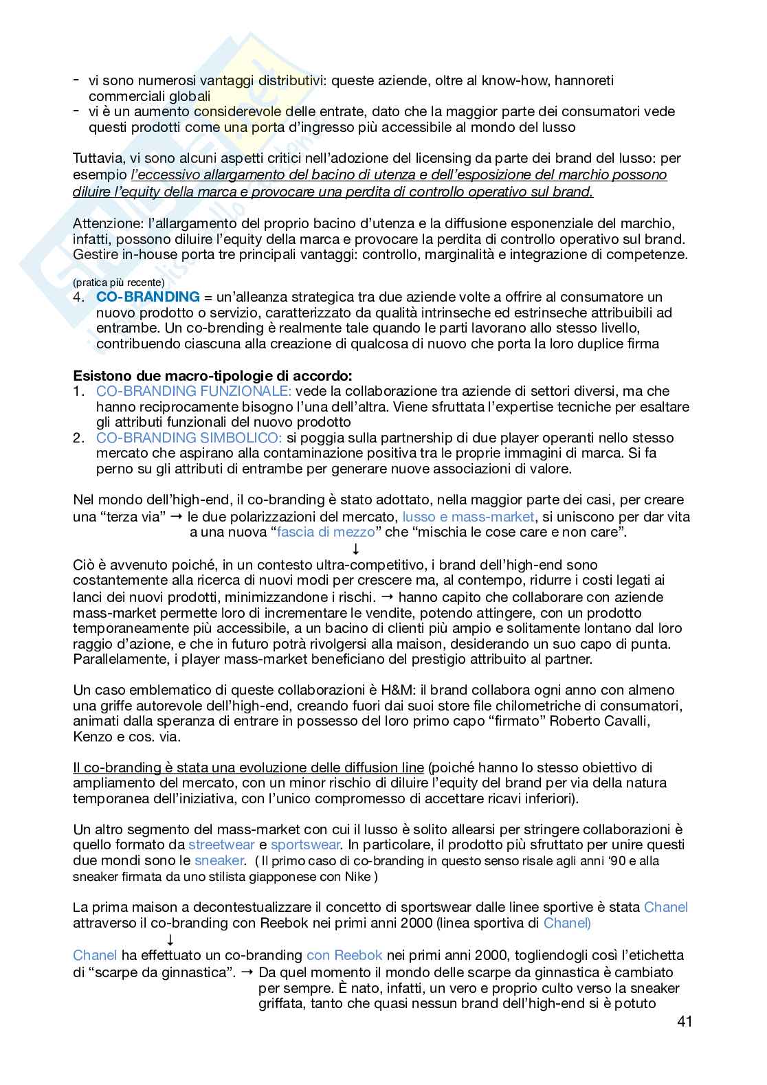 Appunti per l'esame del corso opzionale di Fashion Communication   Pag. 41