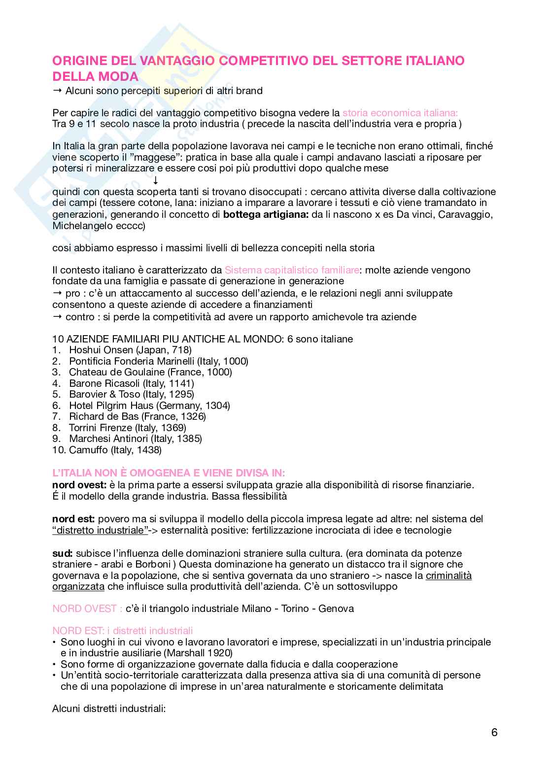 Appunti per l'esame del corso opzionale di Fashion Communication   Pag. 6