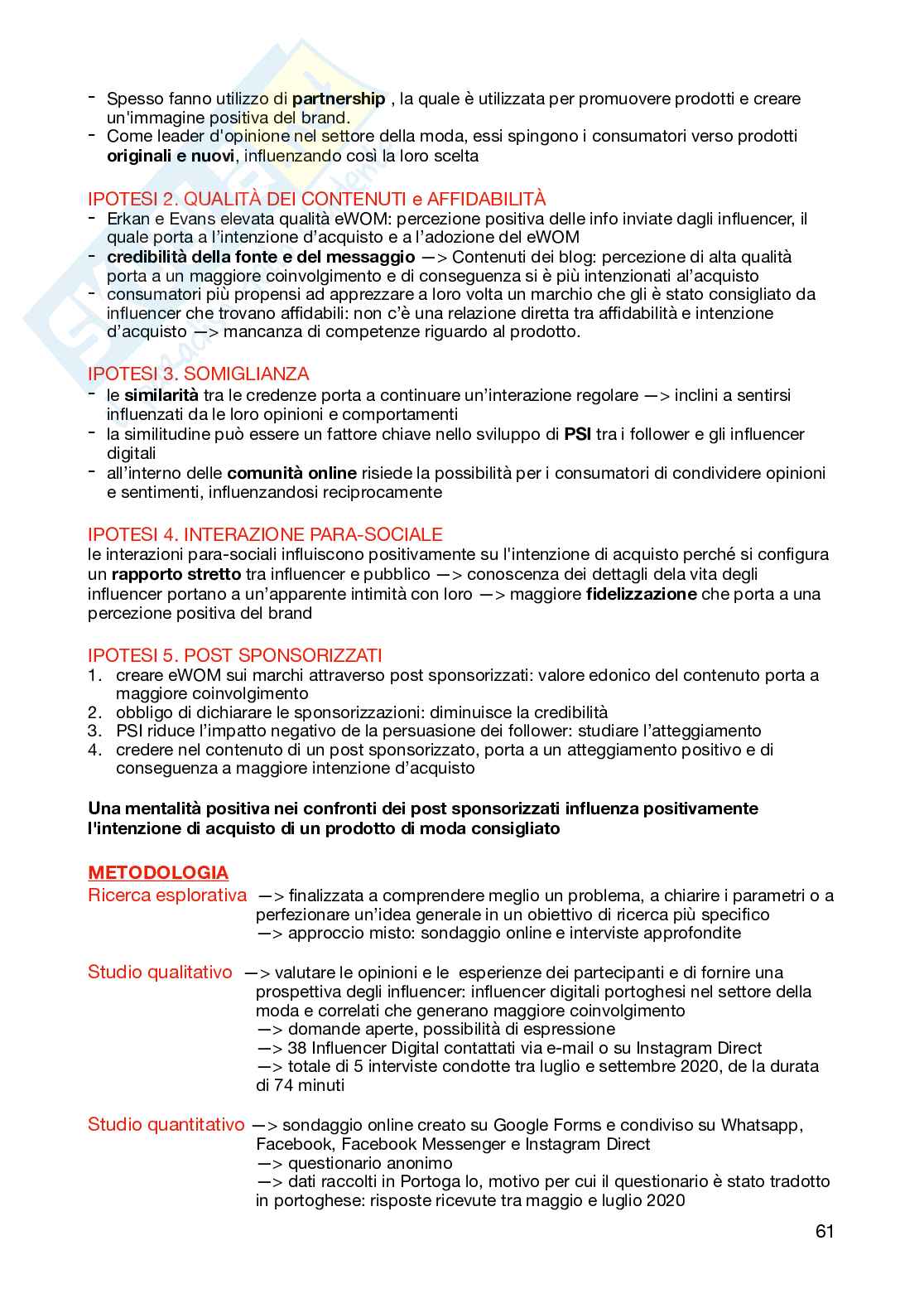 Appunti per l'esame del corso opzionale di Fashion Communication   Pag. 61