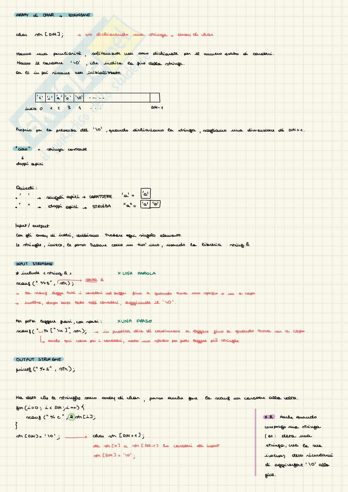 Array stringhe e matrici Pag. 6