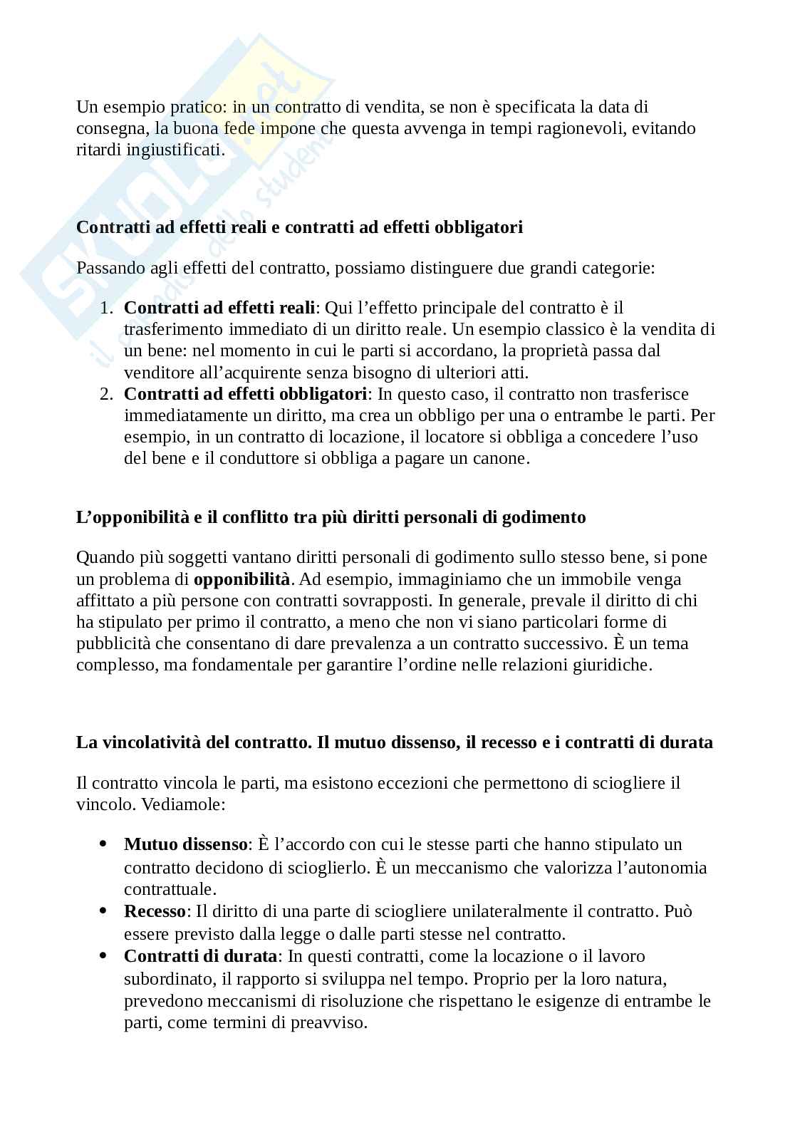 Vincolo contrattuale Pag. 2