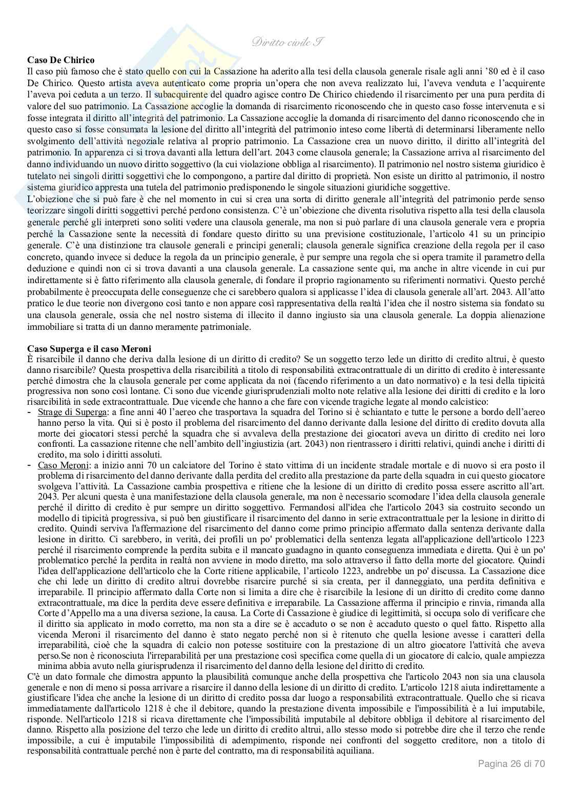 Diritto civile I  Pag. 26
