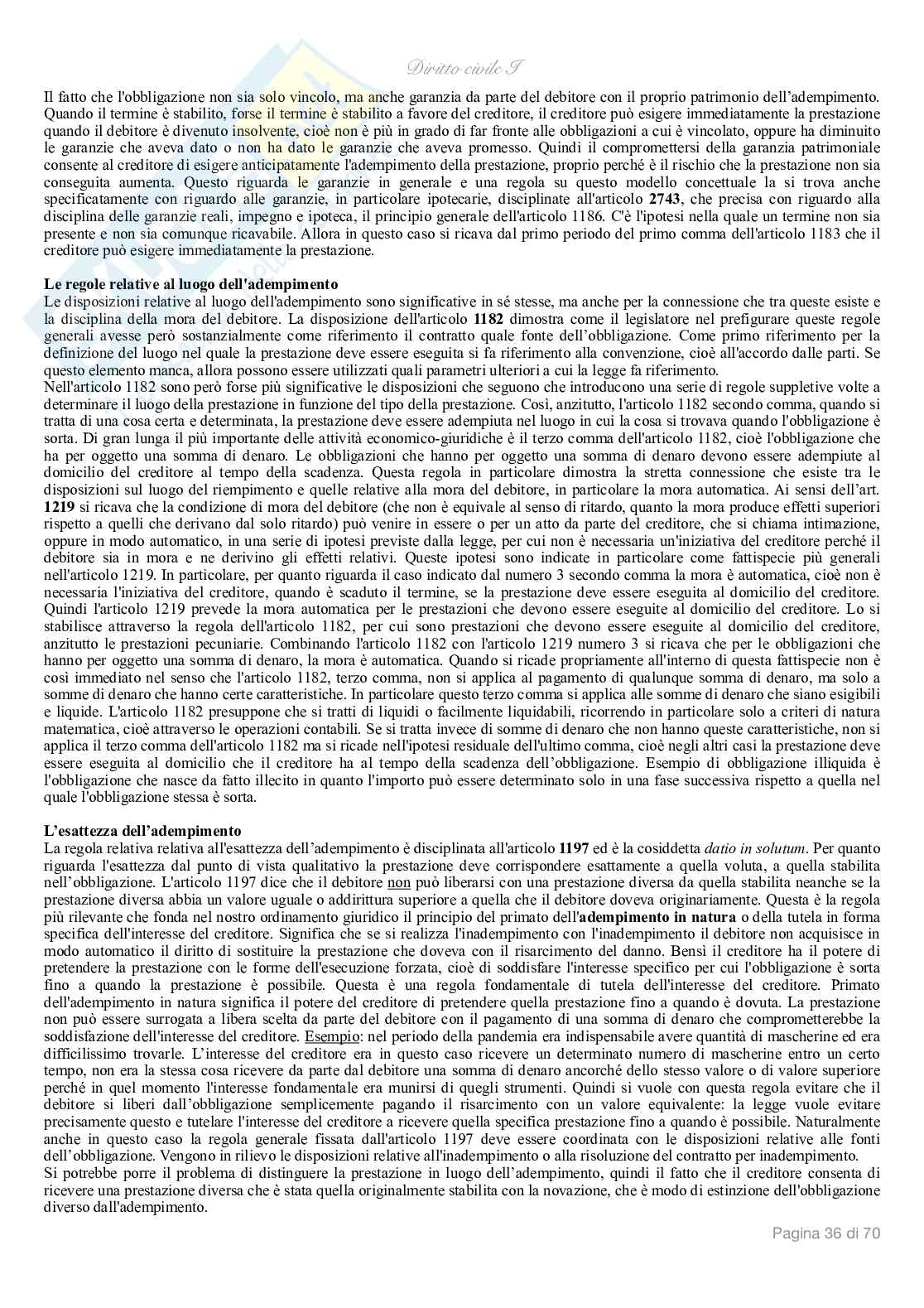 Diritto civile I  Pag. 36