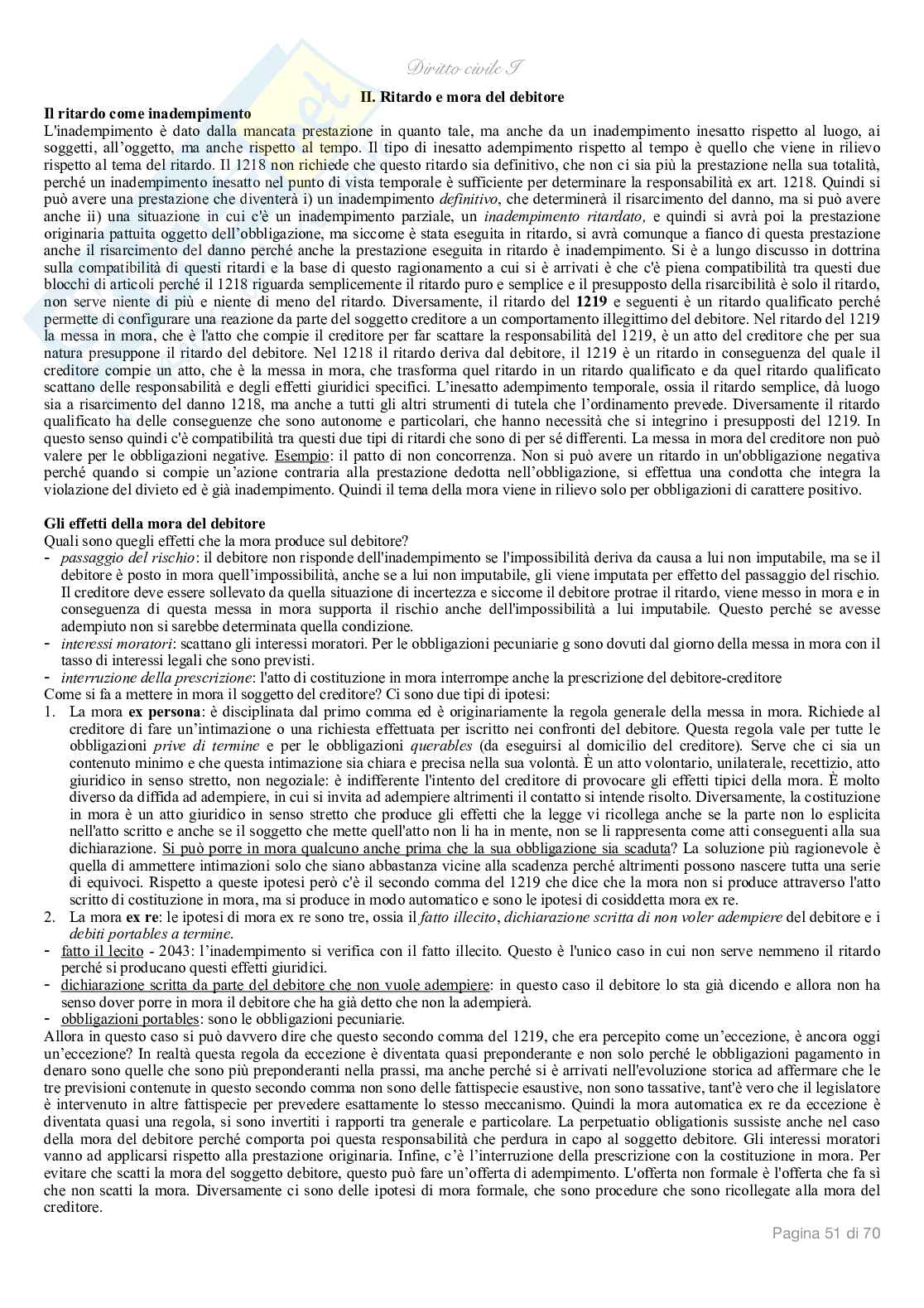 Diritto civile I  Pag. 51