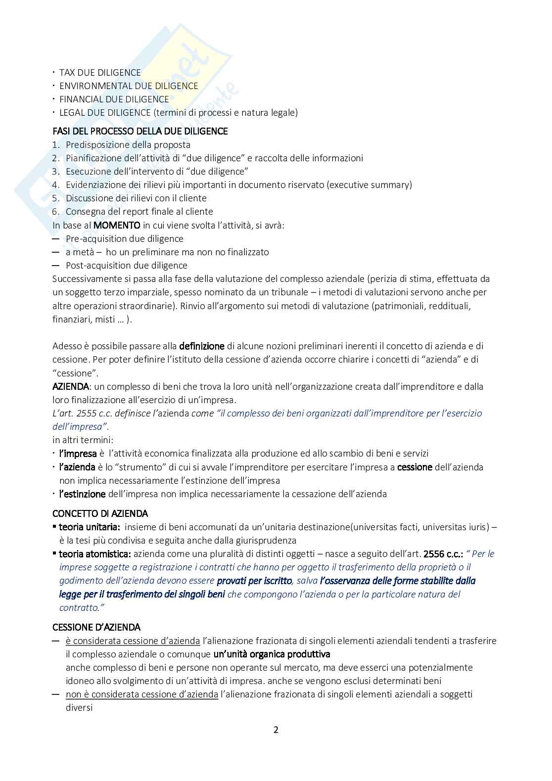 Planning e Consulenza Fiscale Societaria - Appunti Pag. 2