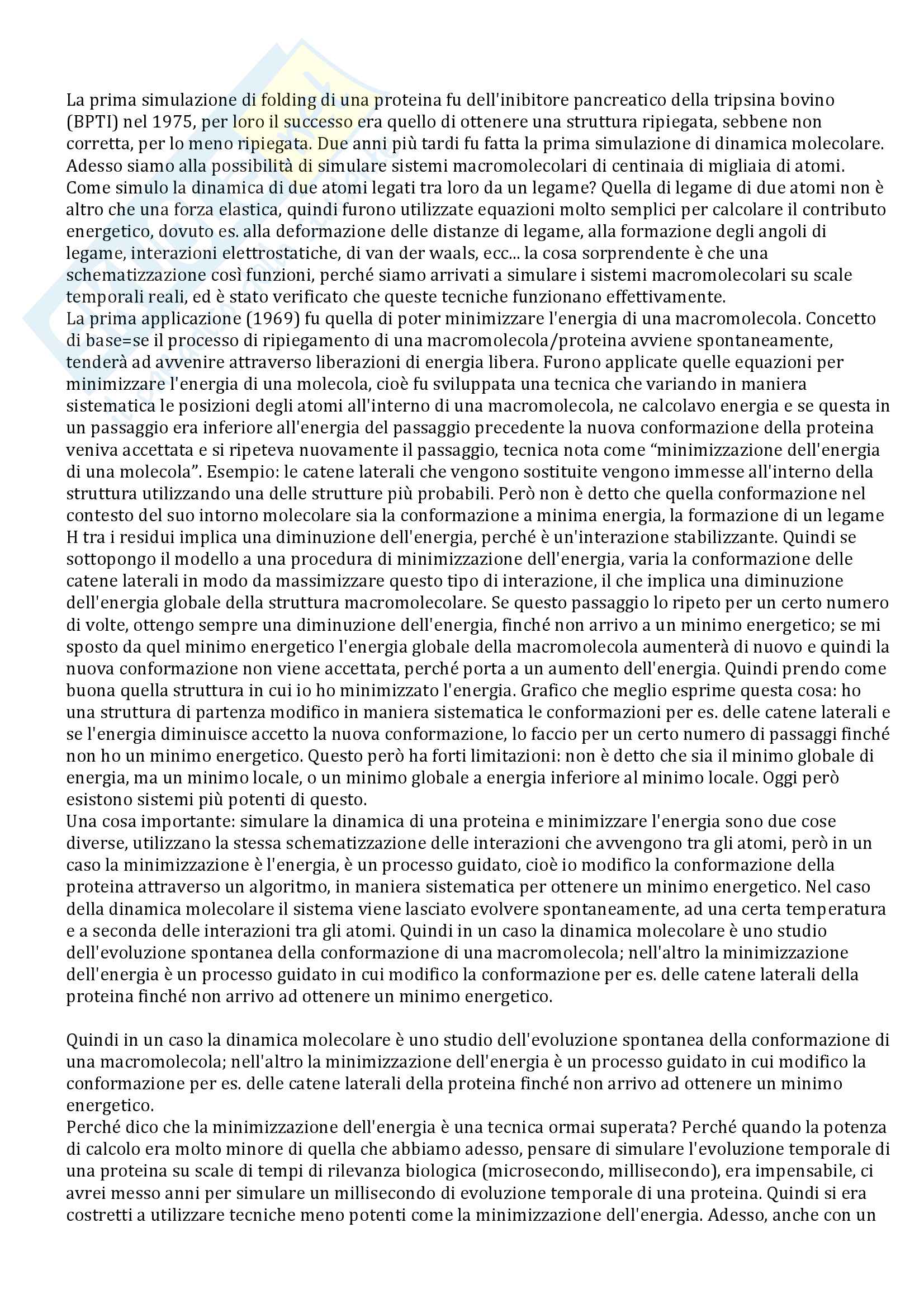Riassunto esame Biochimica di proteine e sistemi, Prof. F. Polticelli, libro consigliato Introduzione alla struttura delle proteine, Zanichelli Pag. 121