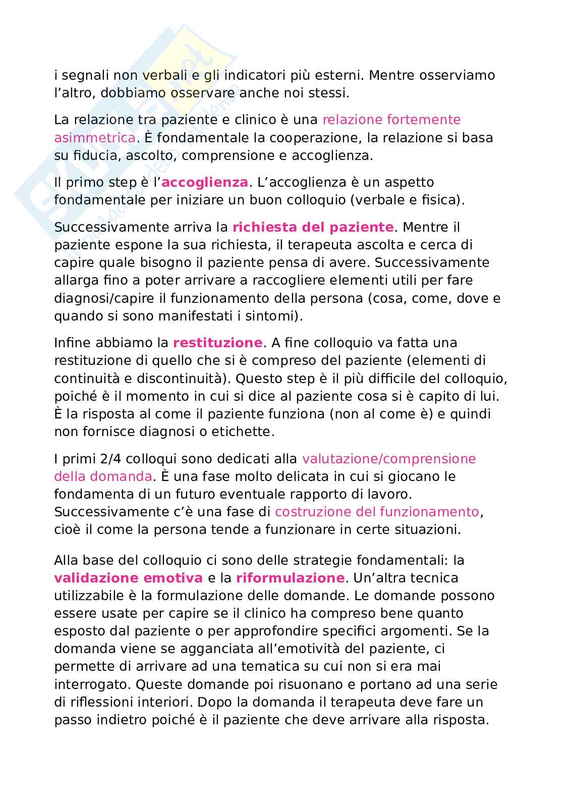 Appunti Psicologia clinica Pag. 16