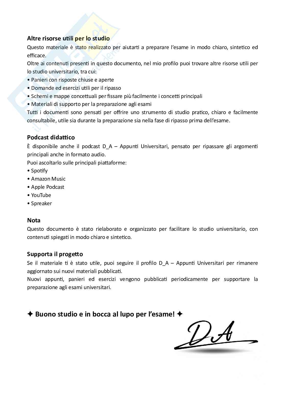 Sperimentazione delle strutture – Preparazione esame – Paniere risposte aperte complete (3) – A.A. 2025/2026 Pag. 6