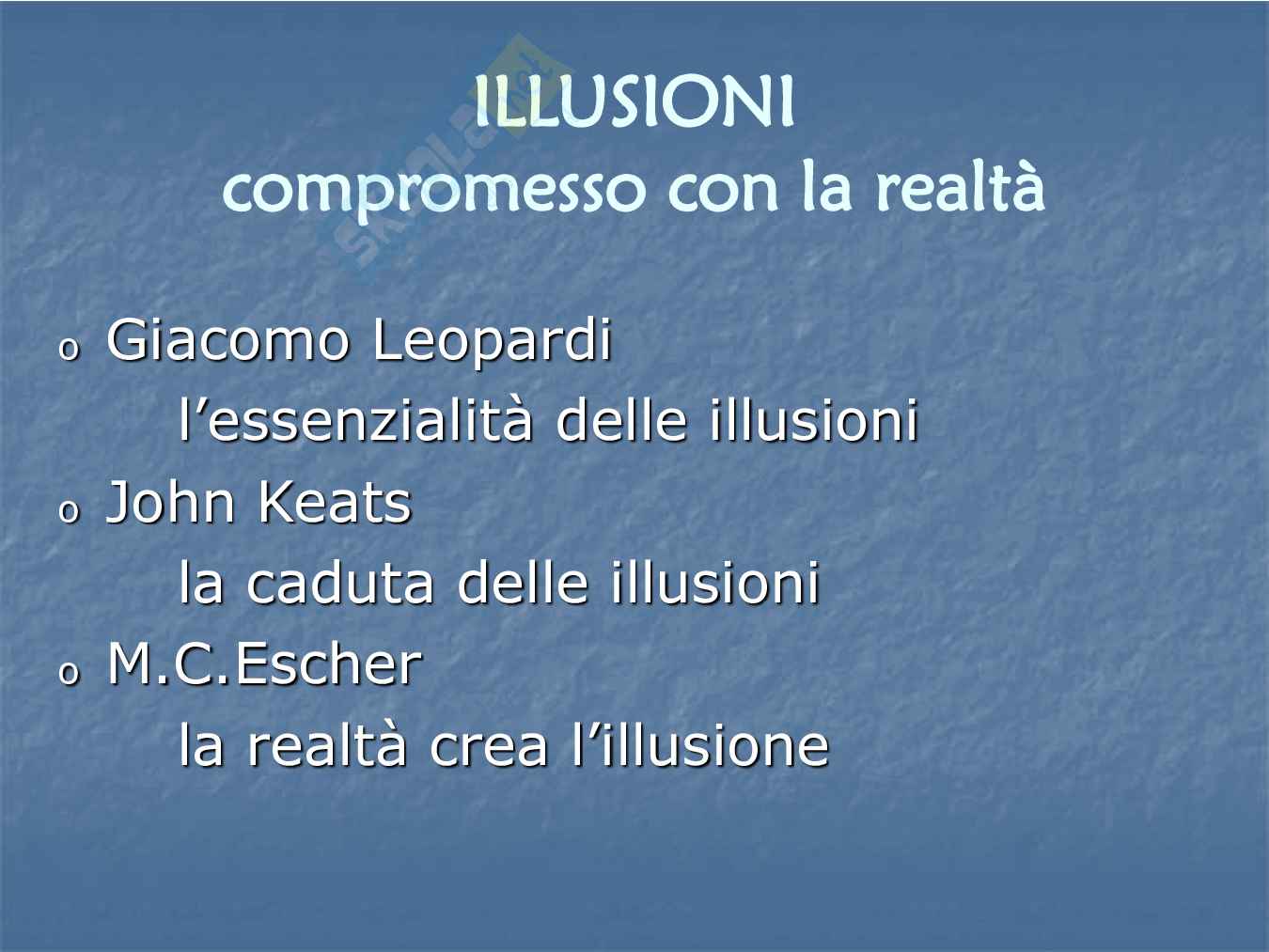 Illusioni, compromesso con la realtà Pag. 2
