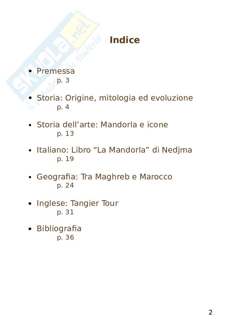 Mandorla, tesina Pag. 2