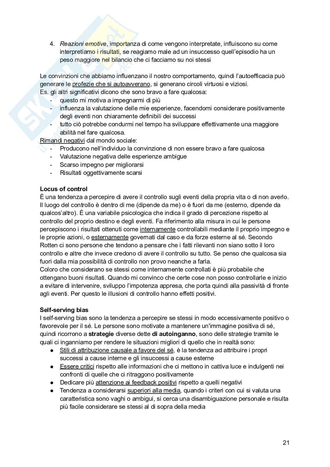 Appunti di Psicologia sociale  Pag. 21