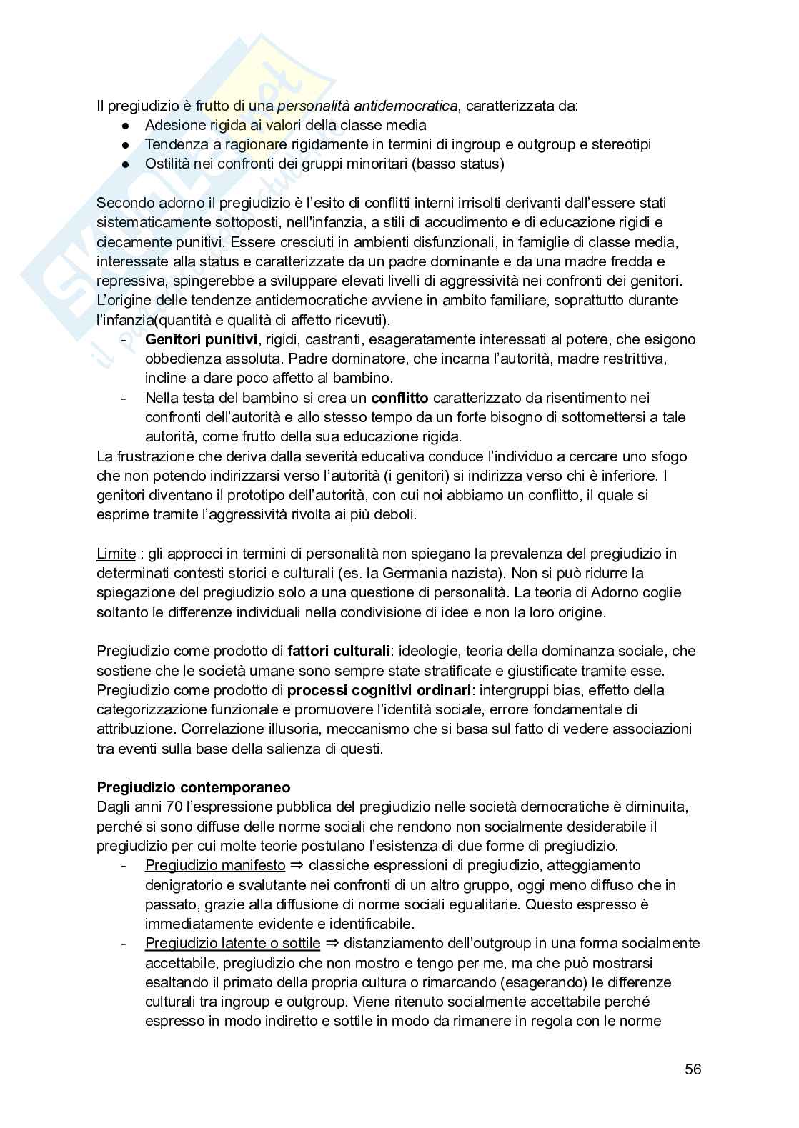 Appunti di Psicologia sociale  Pag. 56