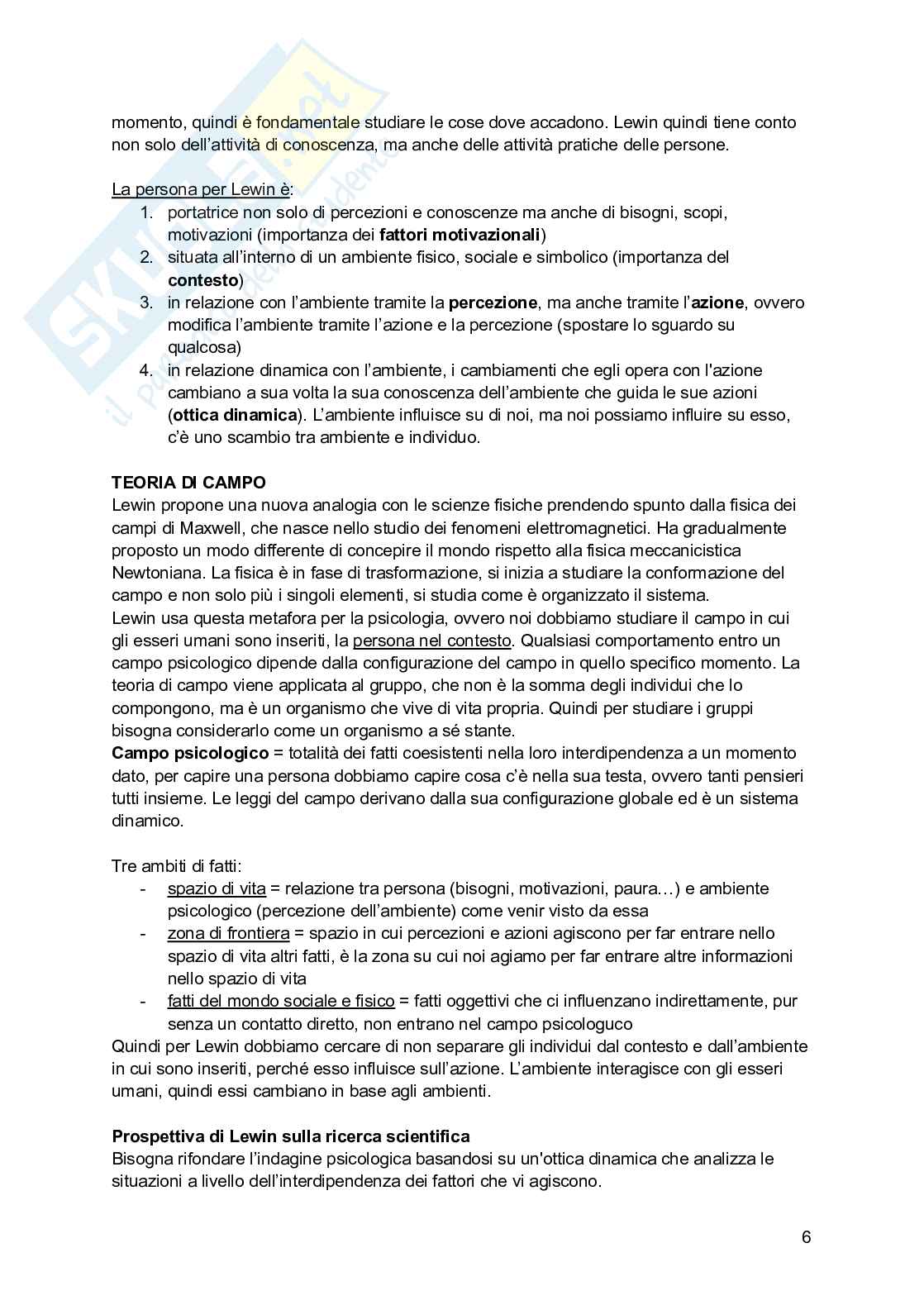 Appunti di Psicologia sociale  Pag. 6