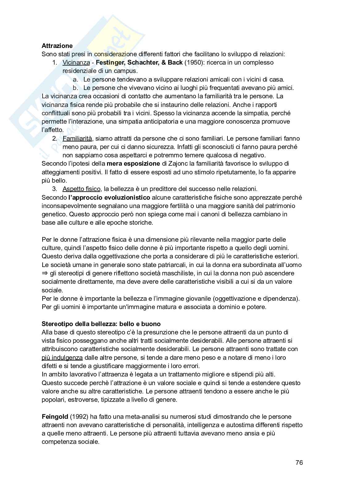 Appunti di Psicologia sociale  Pag. 76