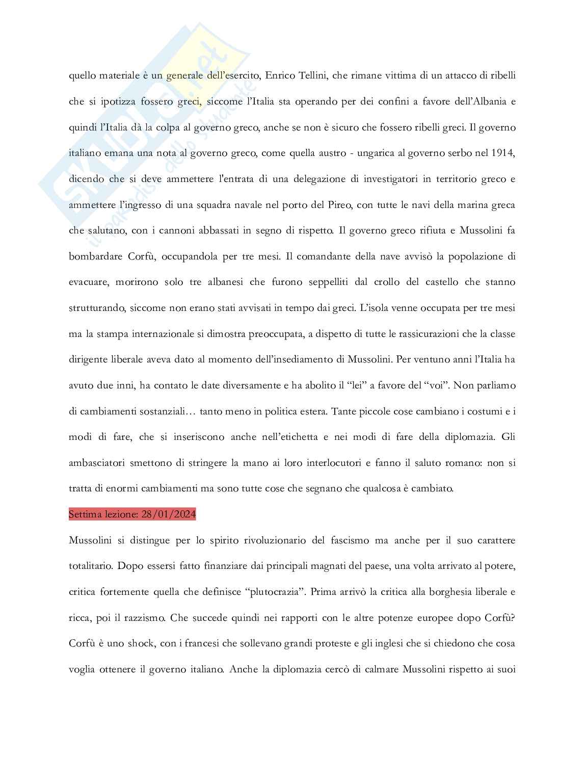 Riassunto esame Storia della politica estera italiana, Prof. Graglia Piero, libro consigliato La politica estera dell'Italia, dallo Stato unitario ai giorni nostri, Mammarella, Cacace Pag. 31