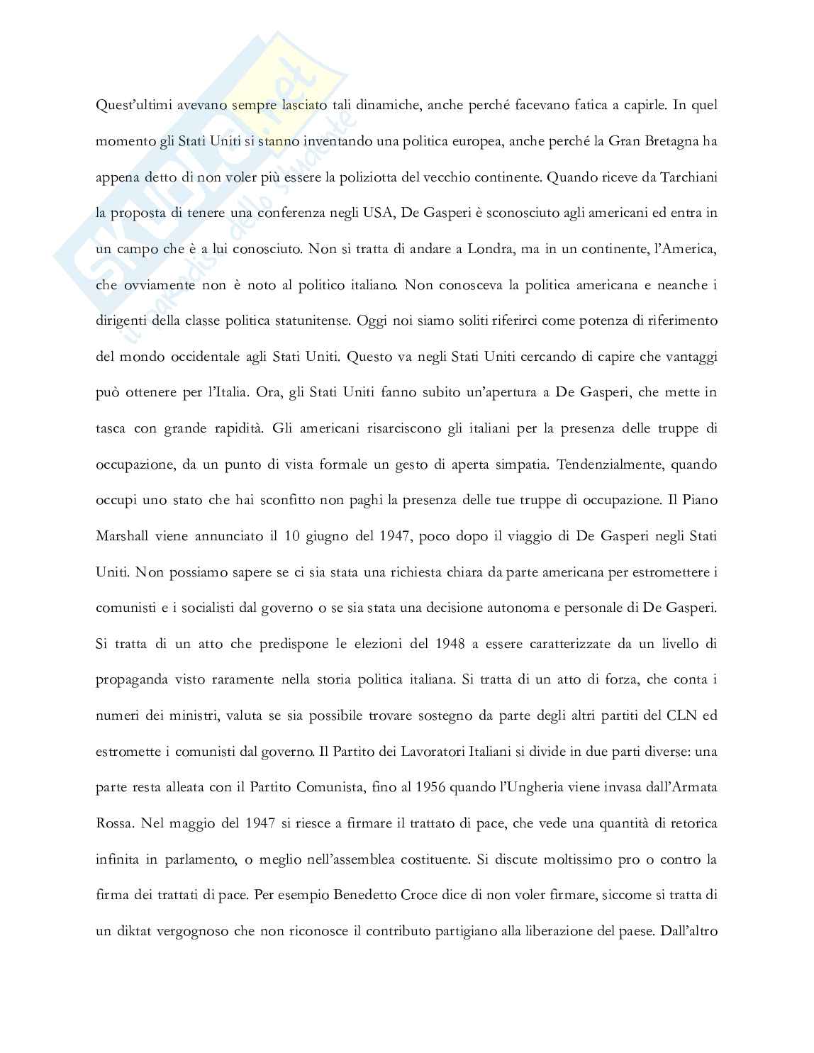 Riassunto esame Storia della politica estera italiana, Prof. Graglia Piero, libro consigliato La politica estera dell'Italia, dallo Stato unitario ai giorni nostri, Mammarella, Cacace Pag. 71
