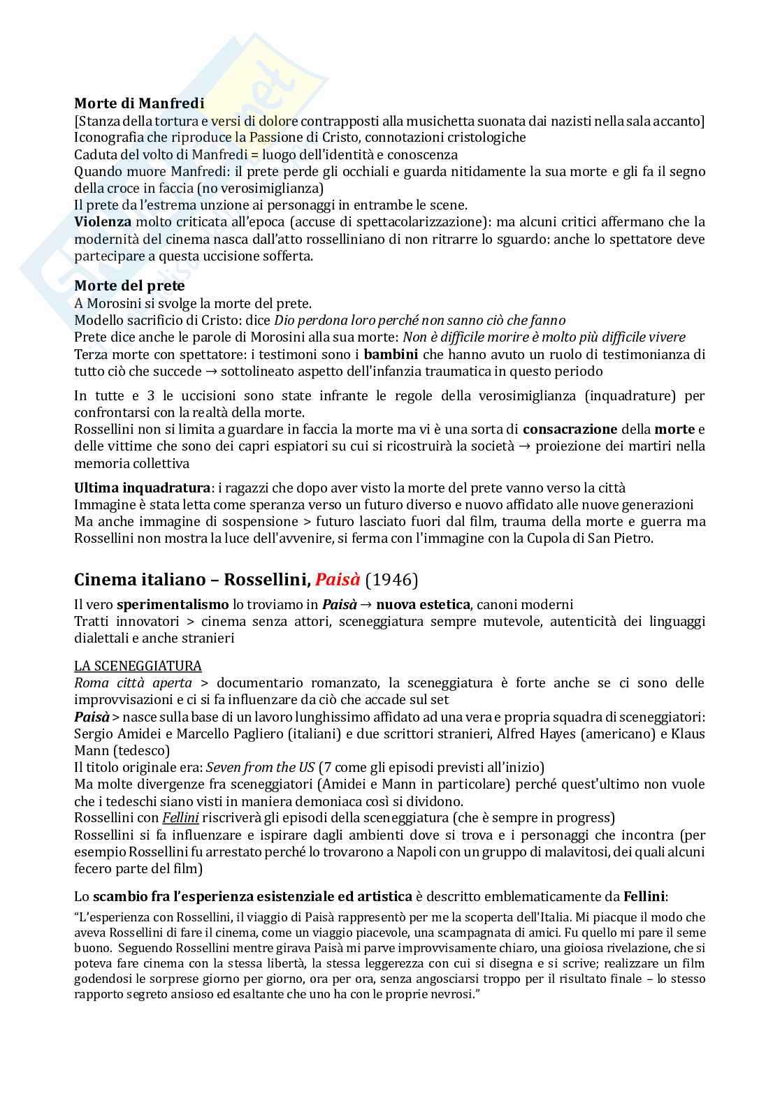 Parigi - Cinema italiano Pag. 11