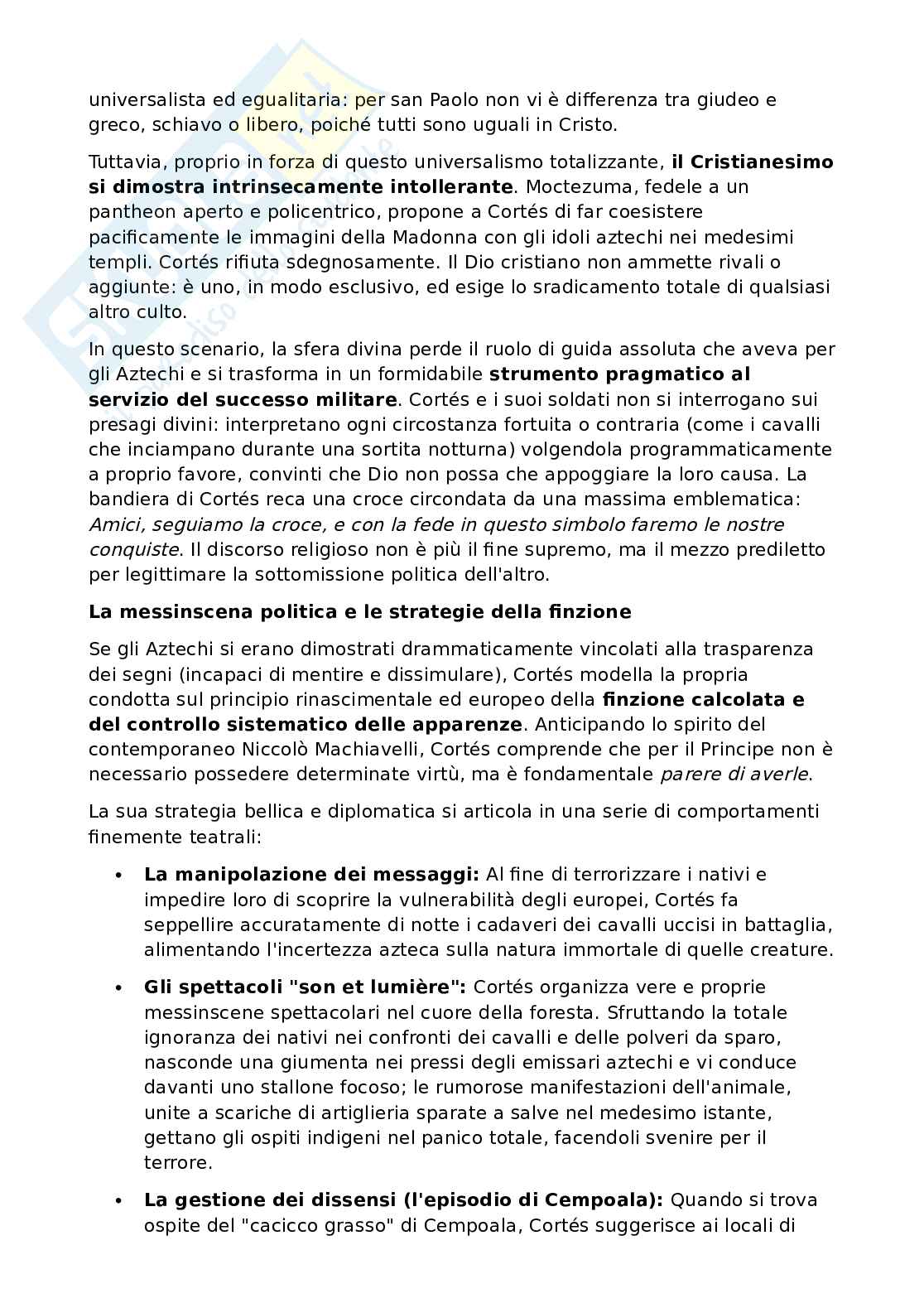Riassunto esame Antropologia culturale, Prof. Raffa Valentina, libro consigliato La conquista dell'America. Il problema dell'altro , Todorov Pag. 16
