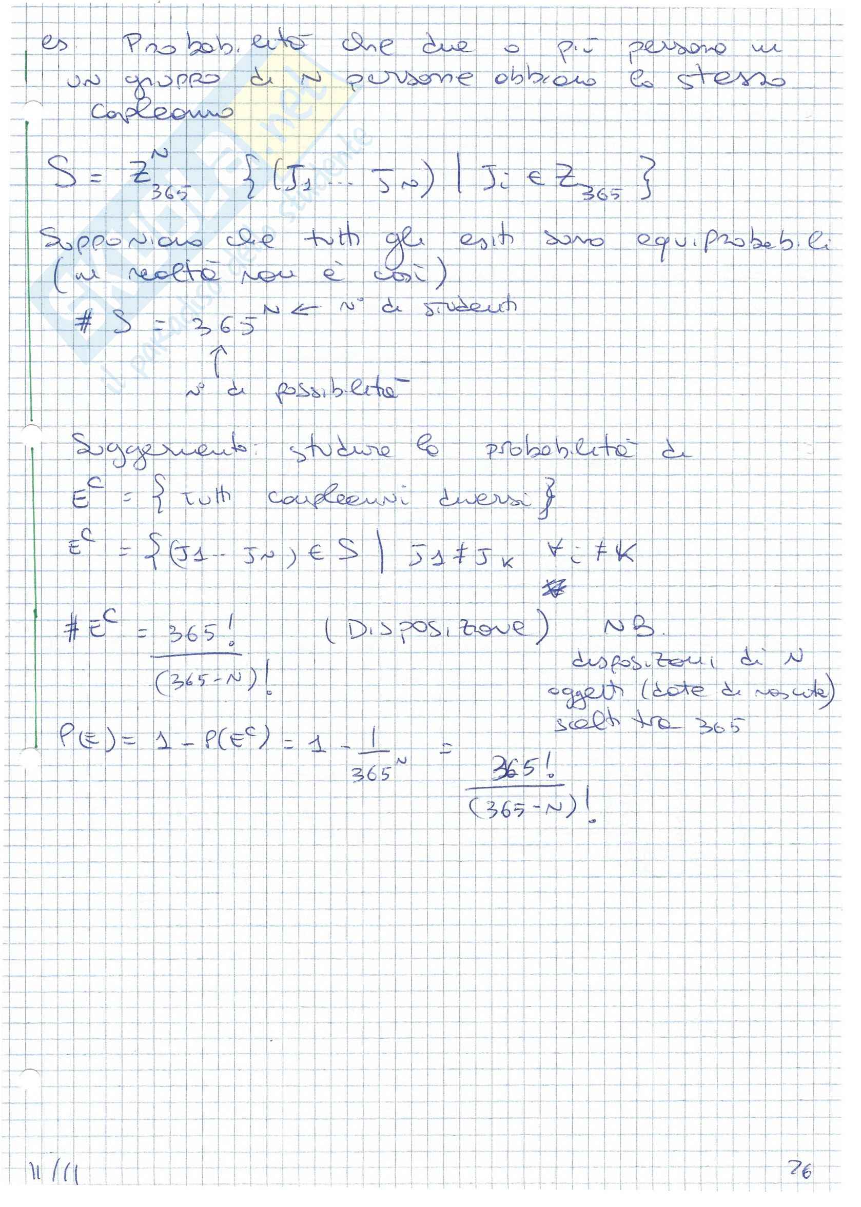 Probabilità Pag. 11