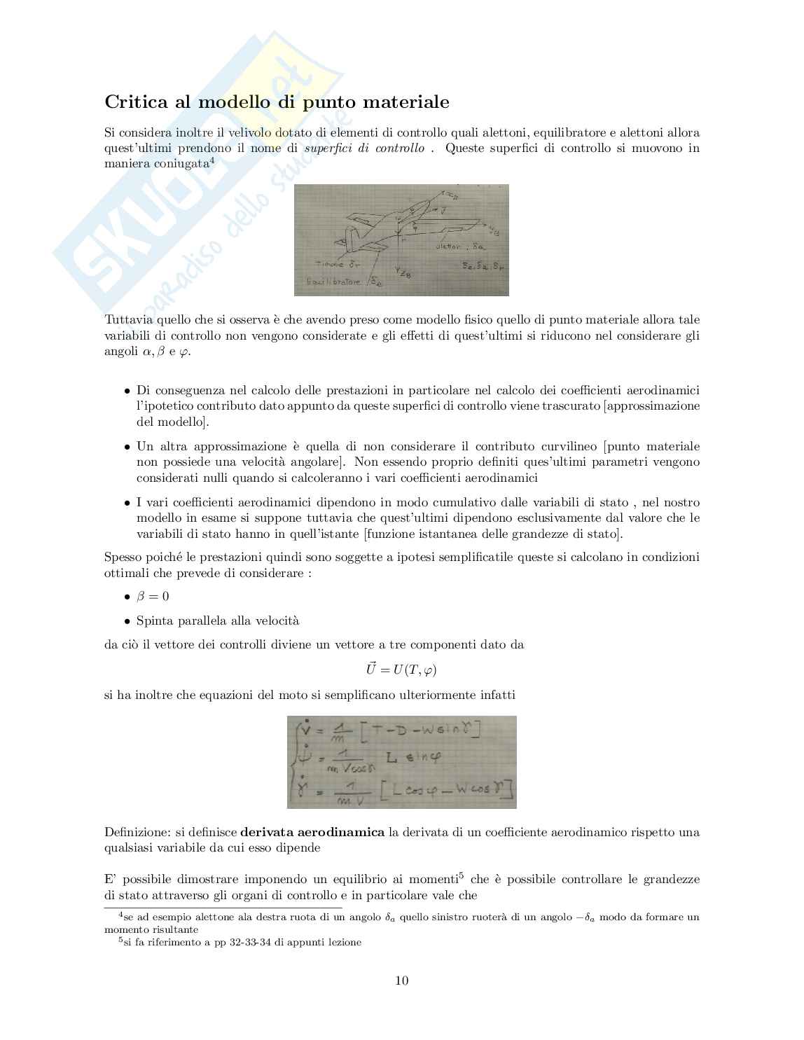 Appunti del corso di Meccanica del volo (atmosferico) Pag. 11