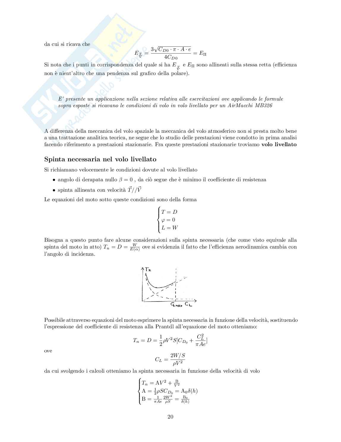 Appunti del corso di Meccanica del volo (atmosferico) Pag. 21