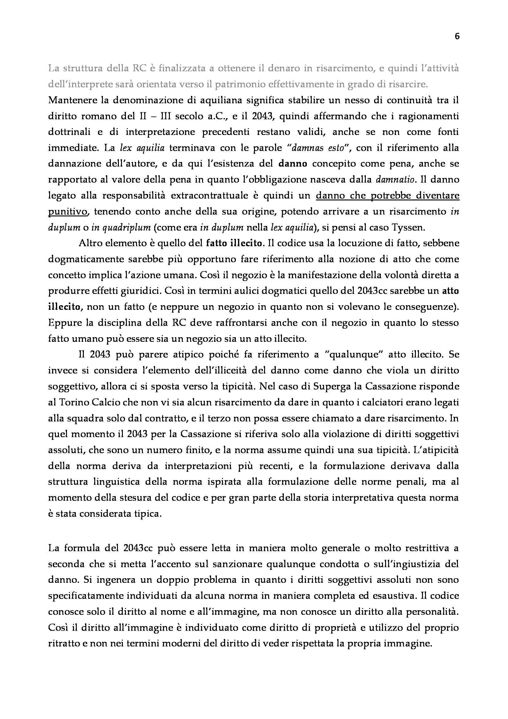 Diritto Civile - Responsabilità Civile Pag. 6
