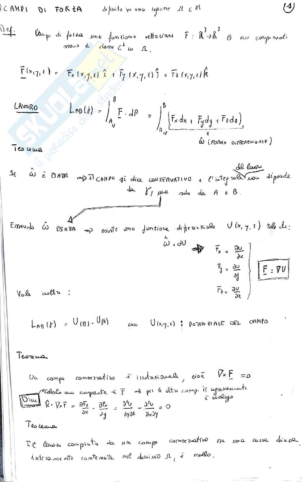 Appunti meccanica razionale Pag. 26