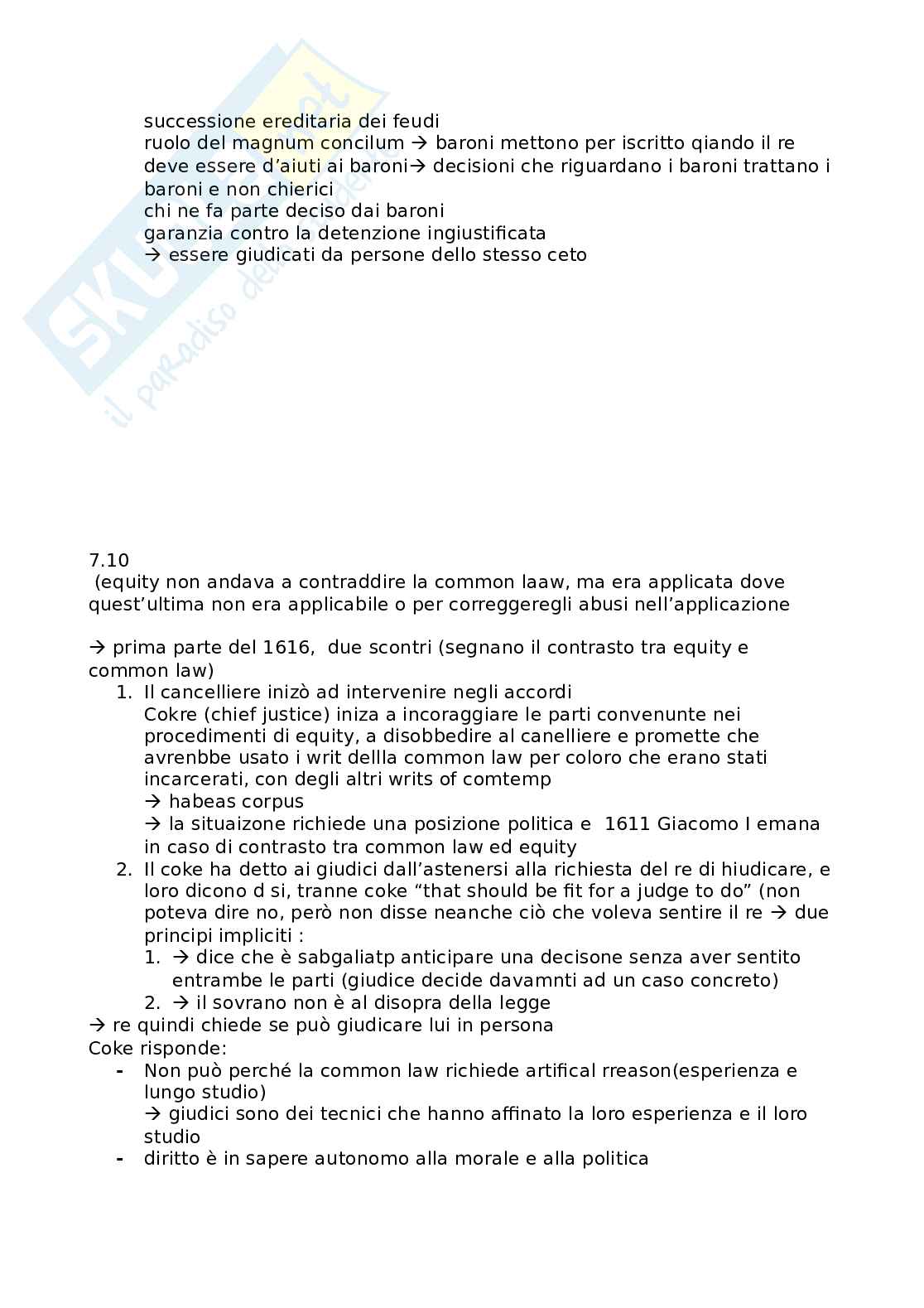 Primi appunti lezioni di Sistemi giuridici comparati Pag. 6