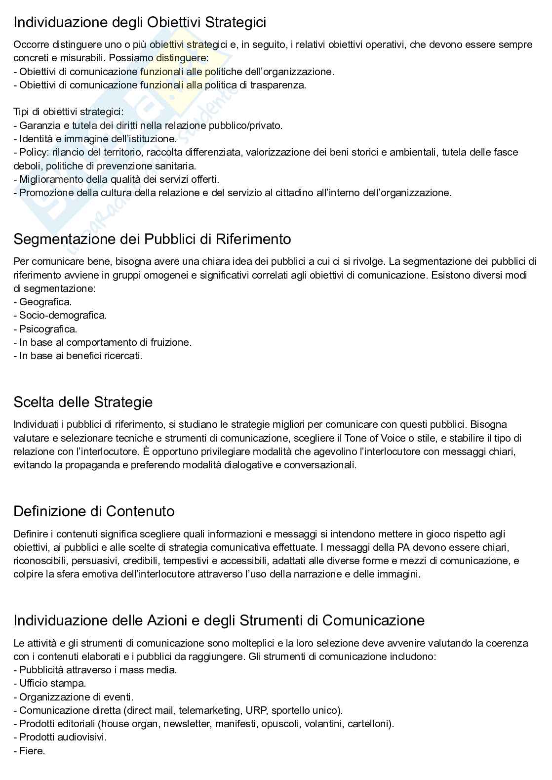 Appunti esame di Comunicazione pubblica e istituzionale Pag. 26