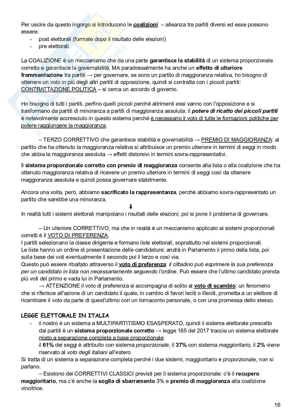 Diritto costituzionale Pag. 16