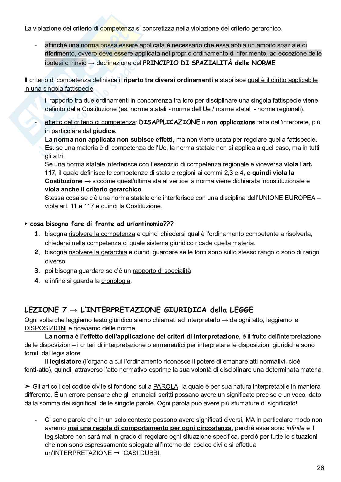 Diritto costituzionale Pag. 26