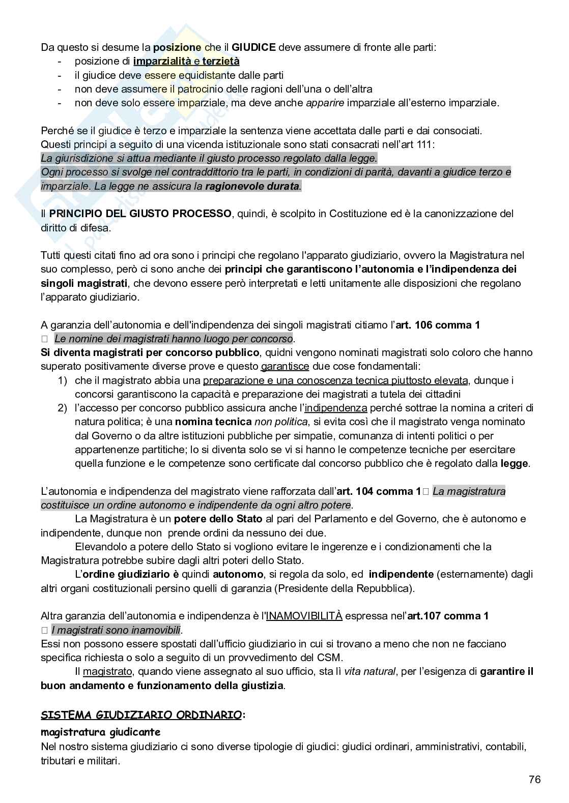 Diritto costituzionale Pag. 76