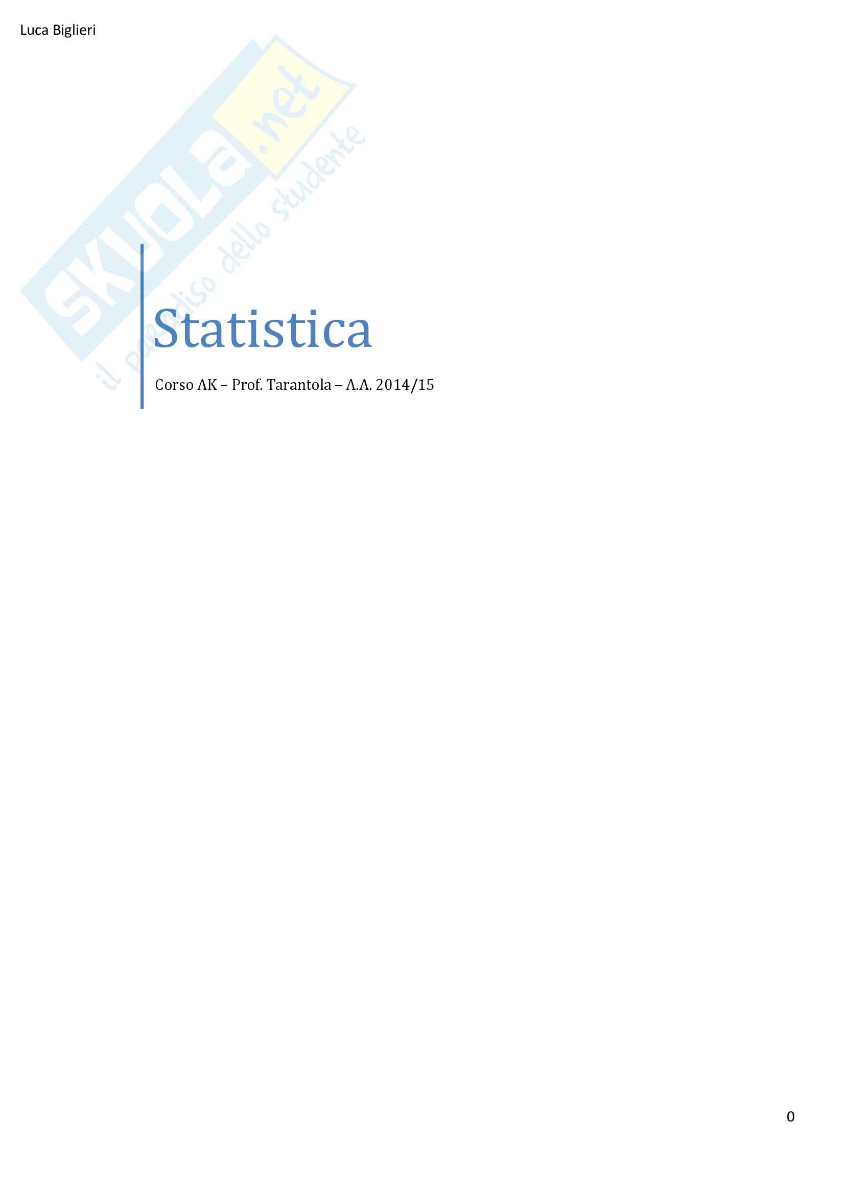 Statistica Pag. 1