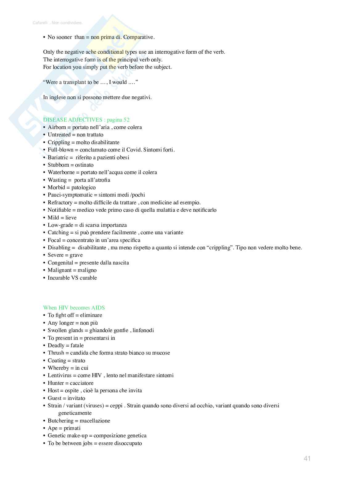 Lessico di Inglese Pag. 41