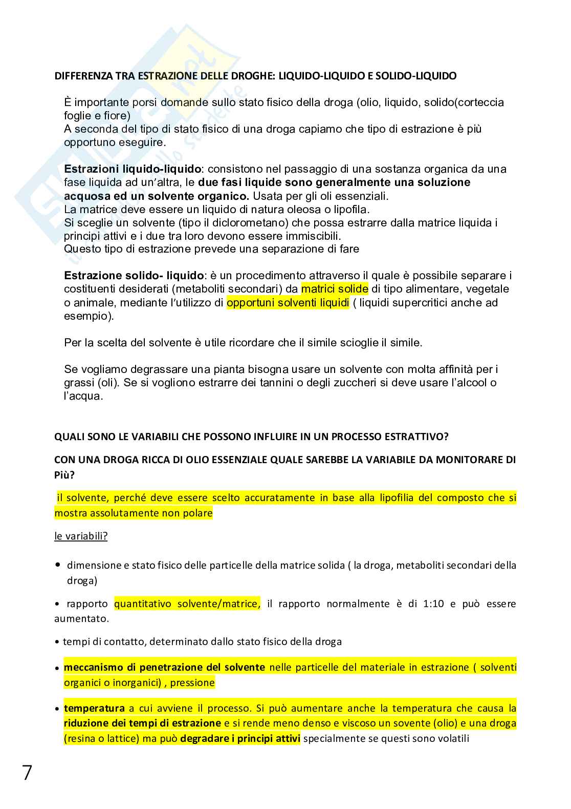 Domande Fitochimica 3 Pag. 6