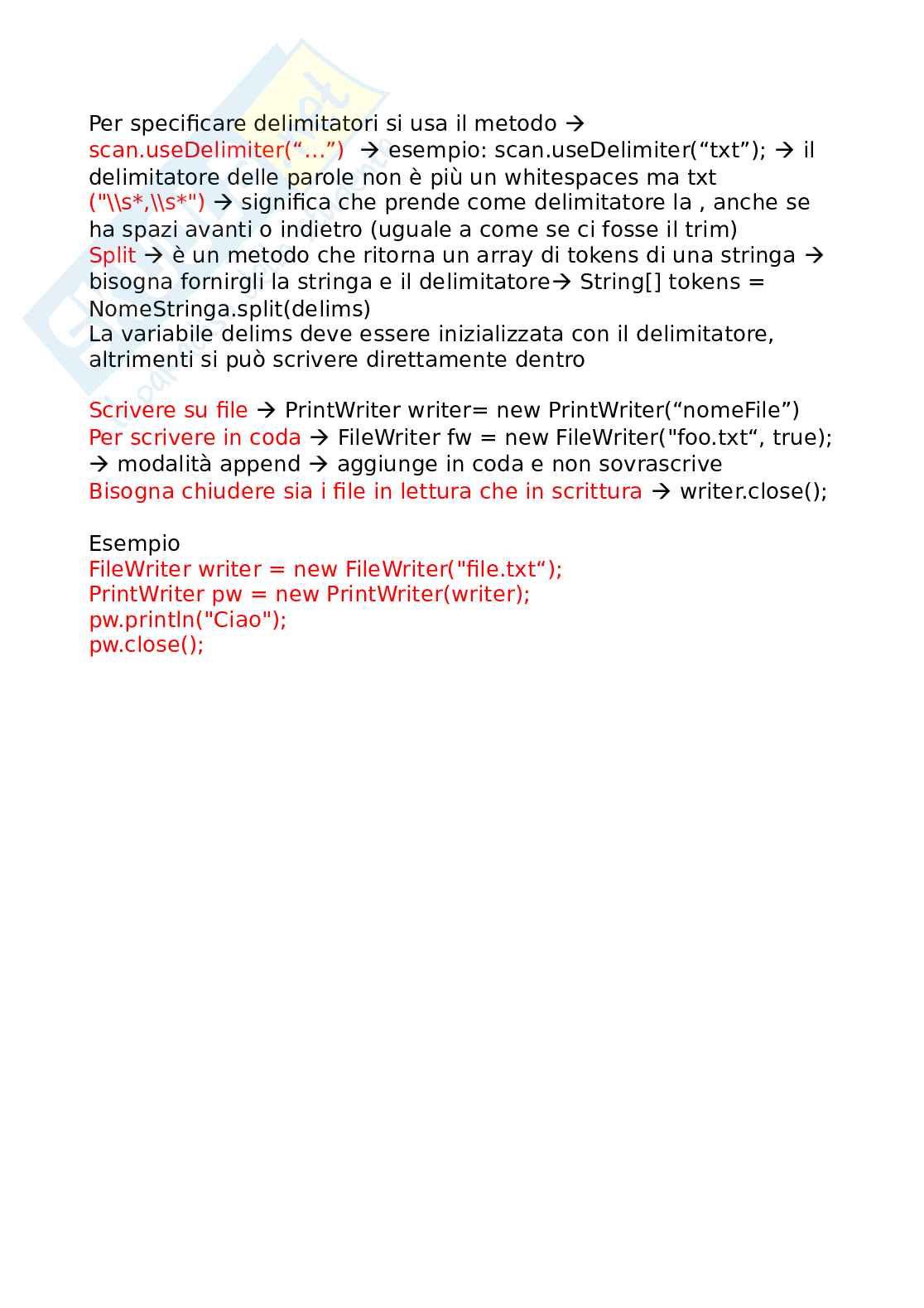 Appunti di Programmazione Java Pag. 11