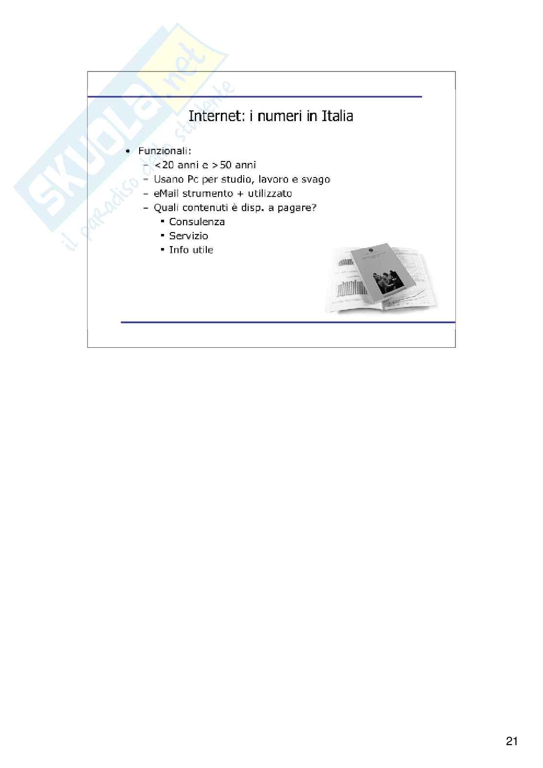 Web economy e mondo bancario Pag. 21