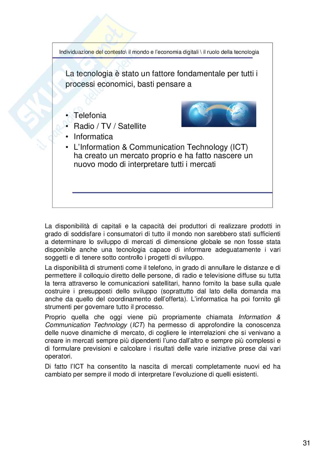 Web economy e mondo bancario Pag. 31