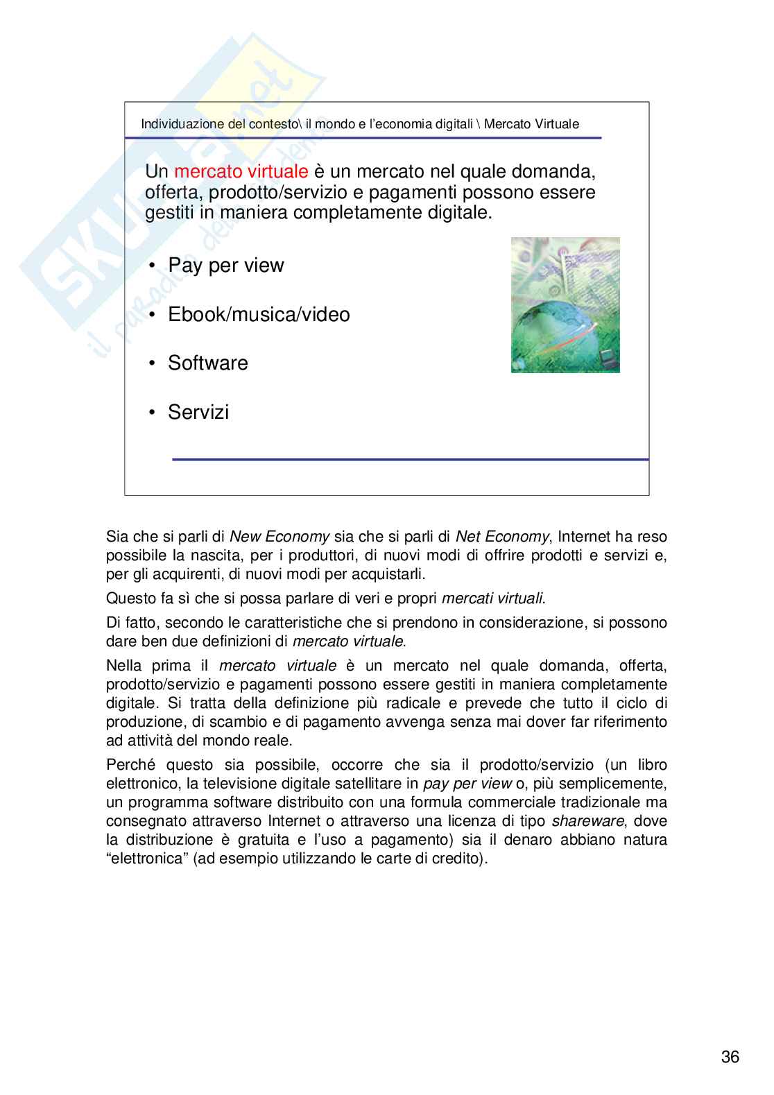 Web economy e mondo bancario Pag. 36