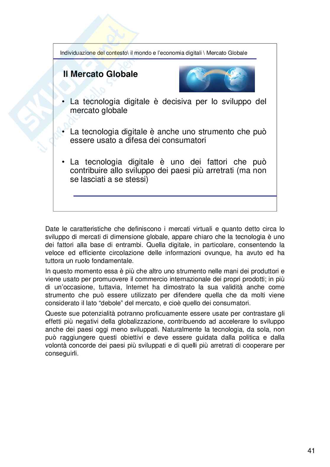 Web economy e mondo bancario Pag. 41