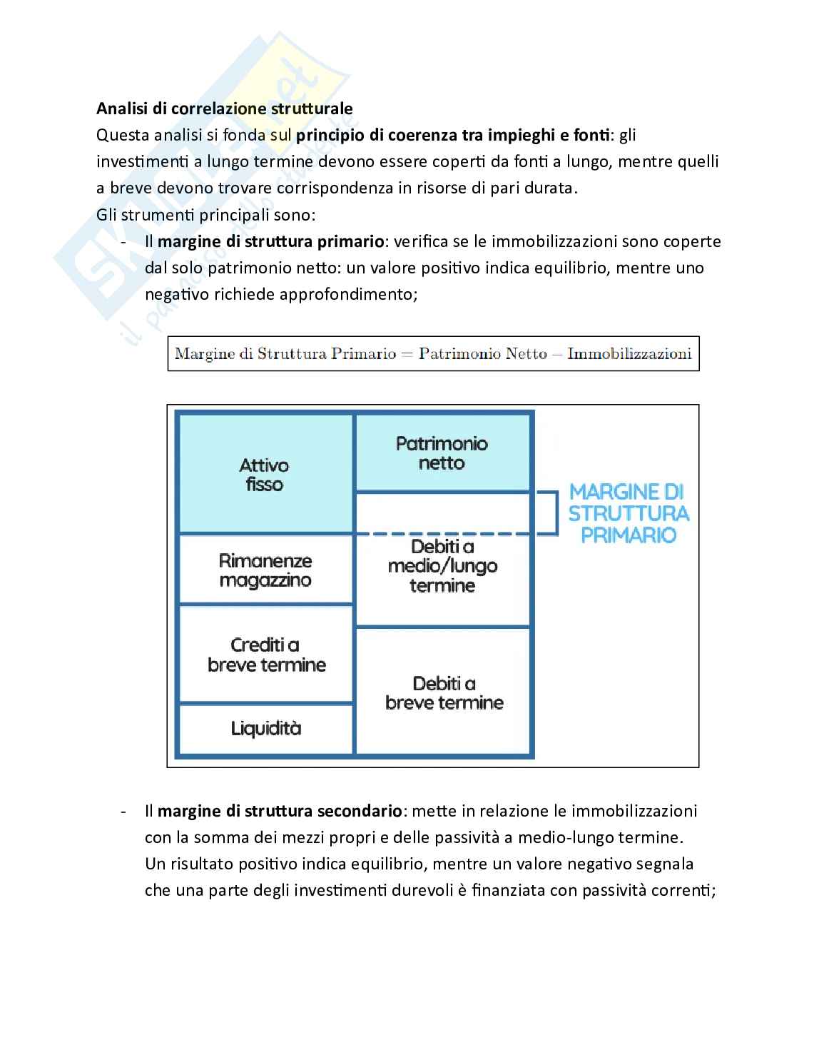 Bilancio e analisi economico-finanziaria - Teoria, parte 6 - L'analisi del bilancio Pag. 11