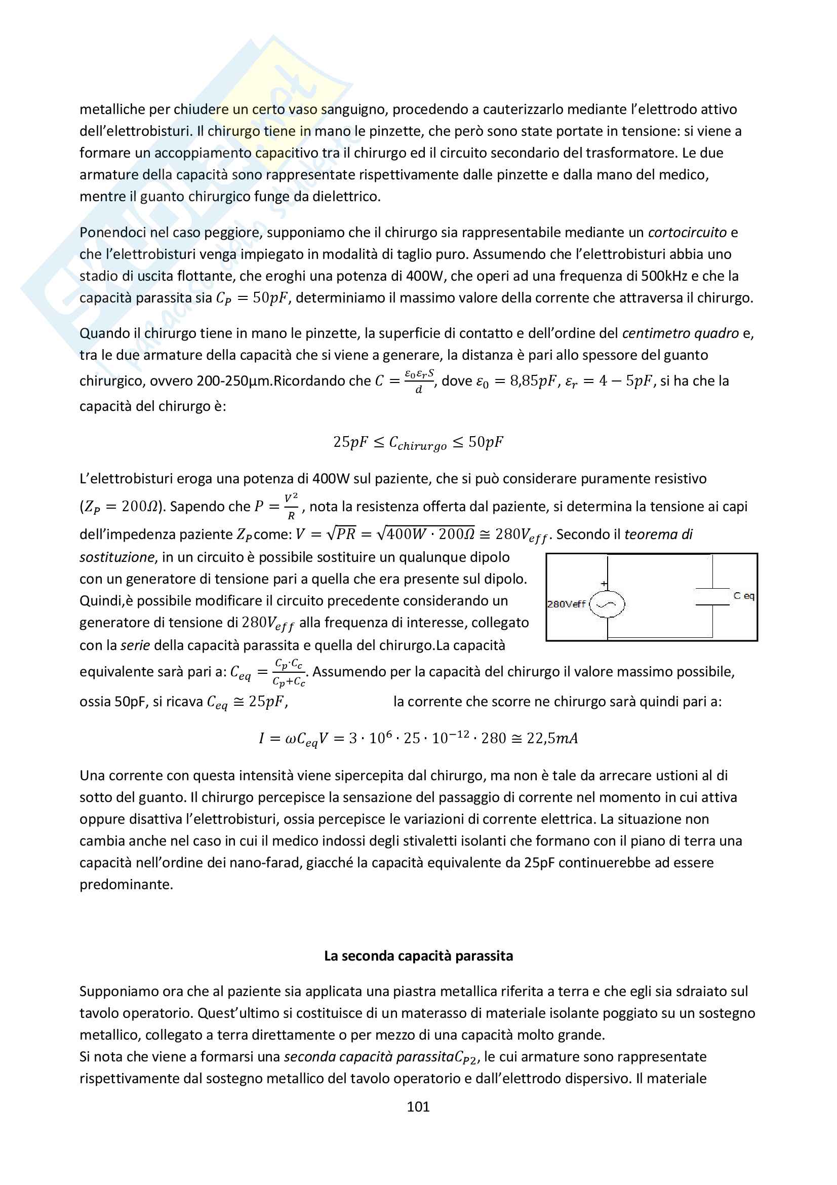 Riassunto di bioingegneria elettronica Pag. 101