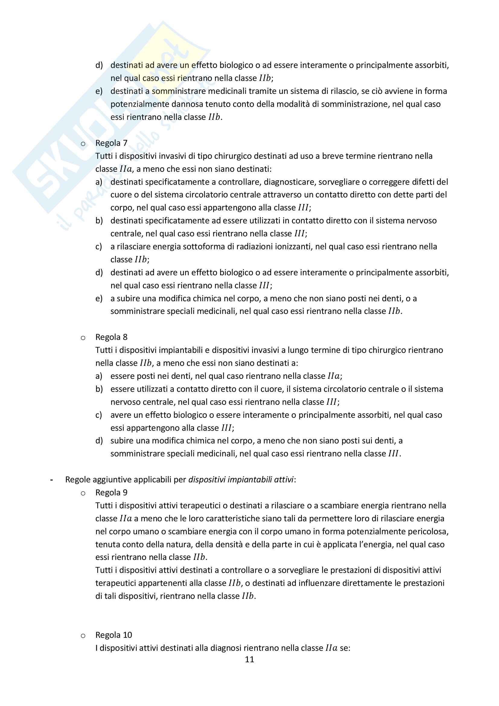 Riassunto di bioingegneria elettronica Pag. 11