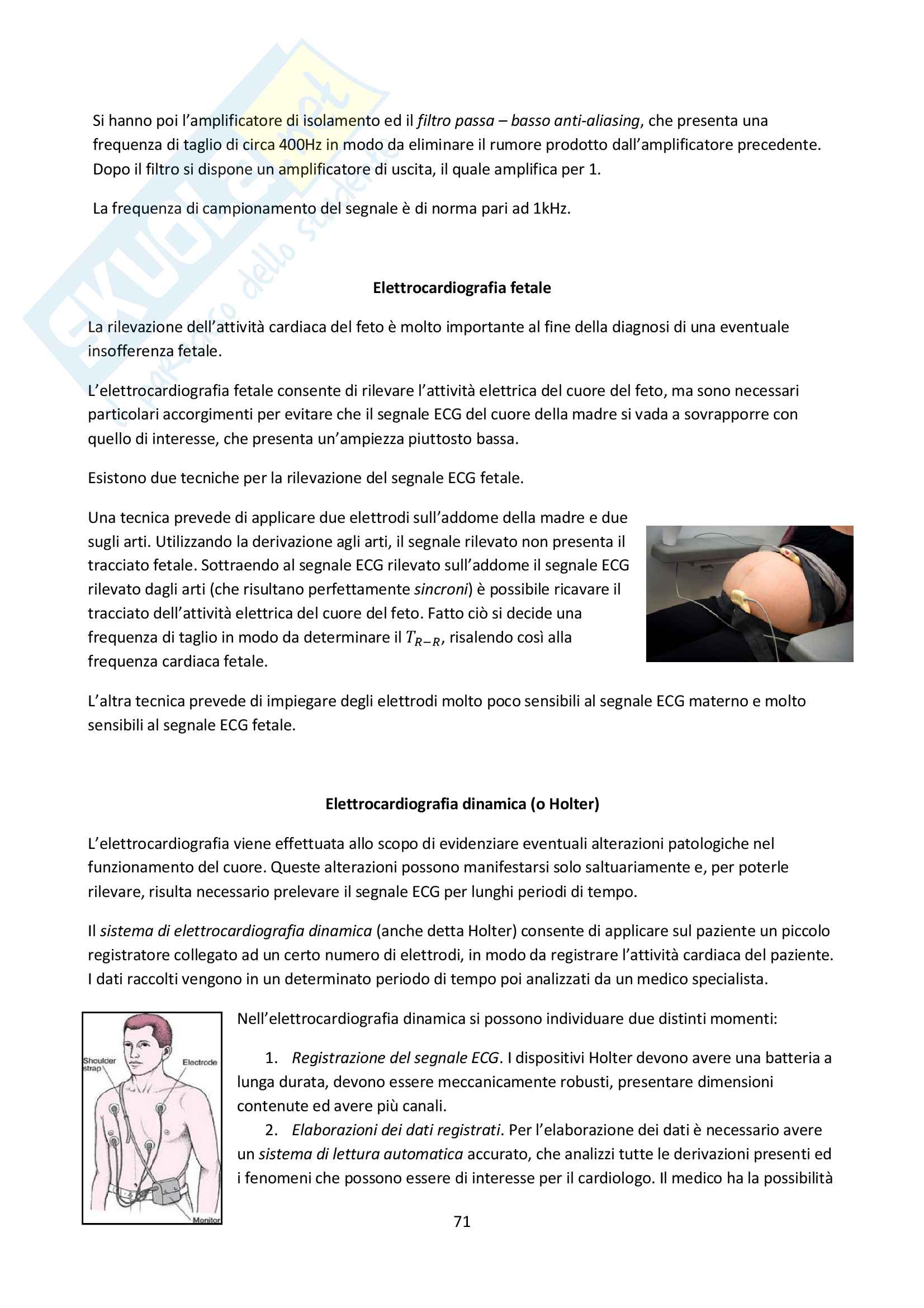 Riassunto di bioingegneria elettronica Pag. 71