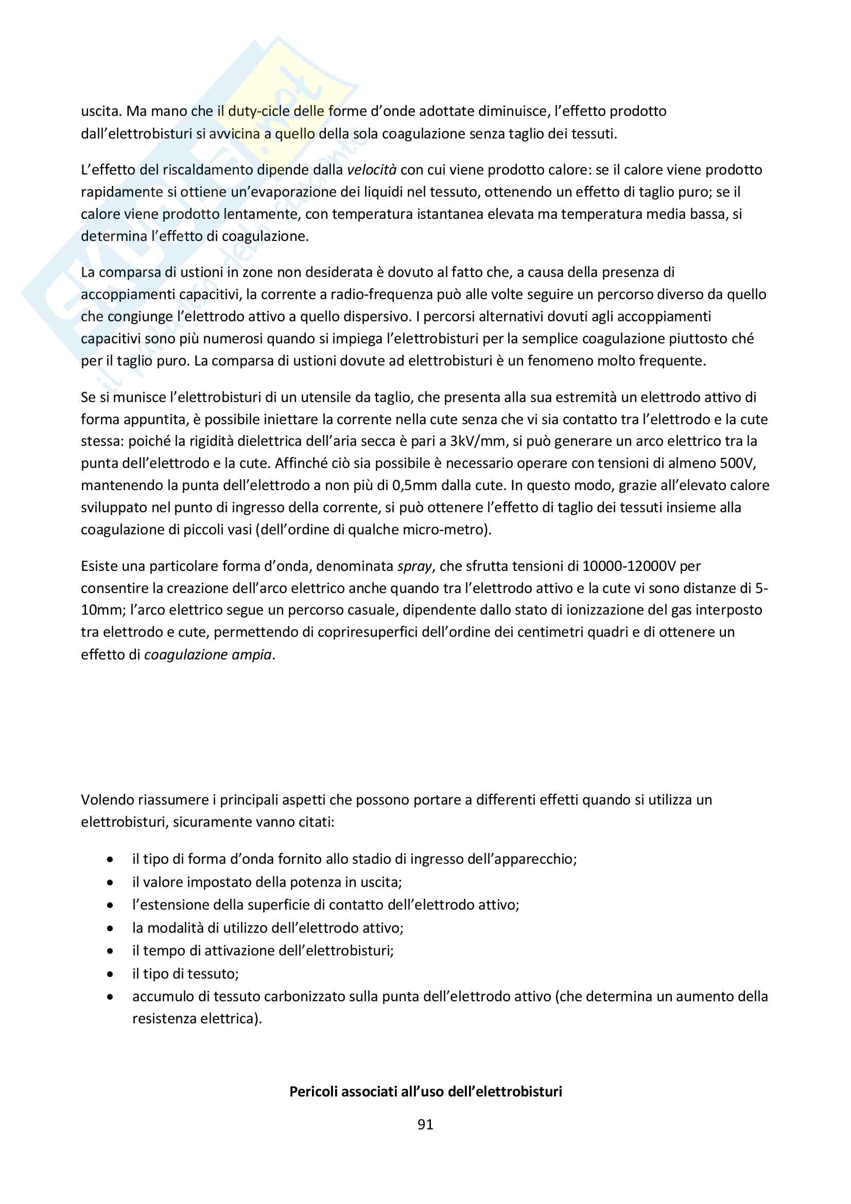Riassunto di bioingegneria elettronica Pag. 91