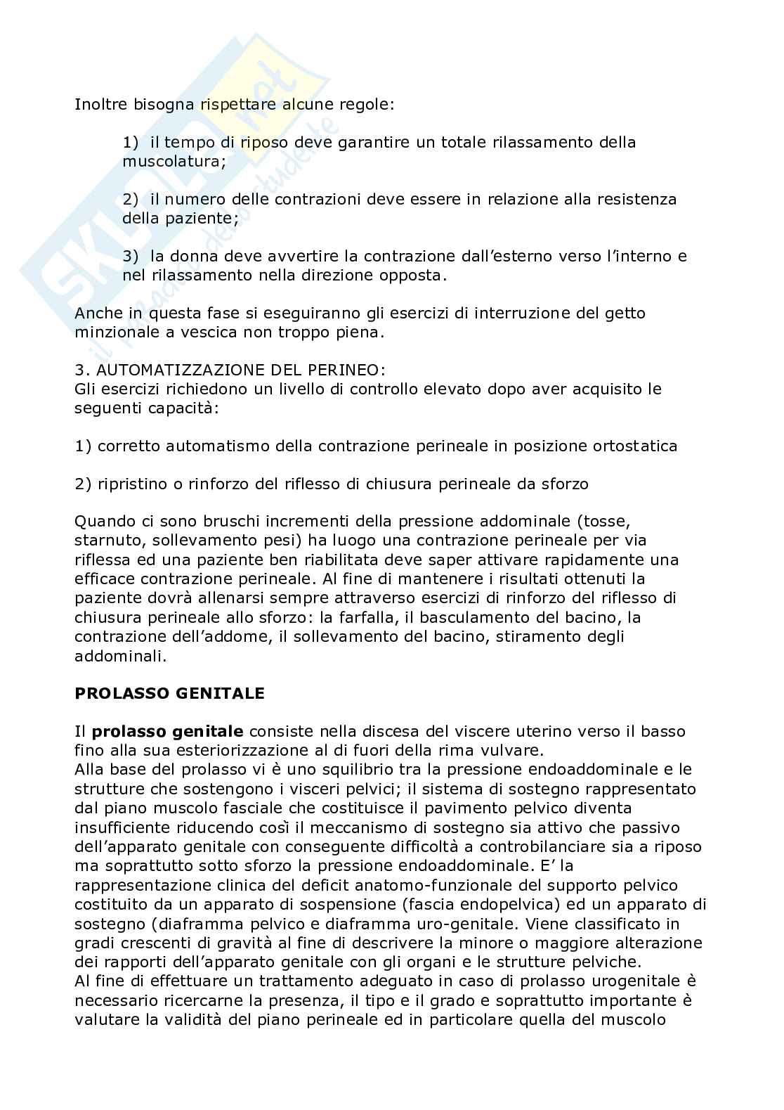 Riabilitazione del pavimento pelvico Pag. 26