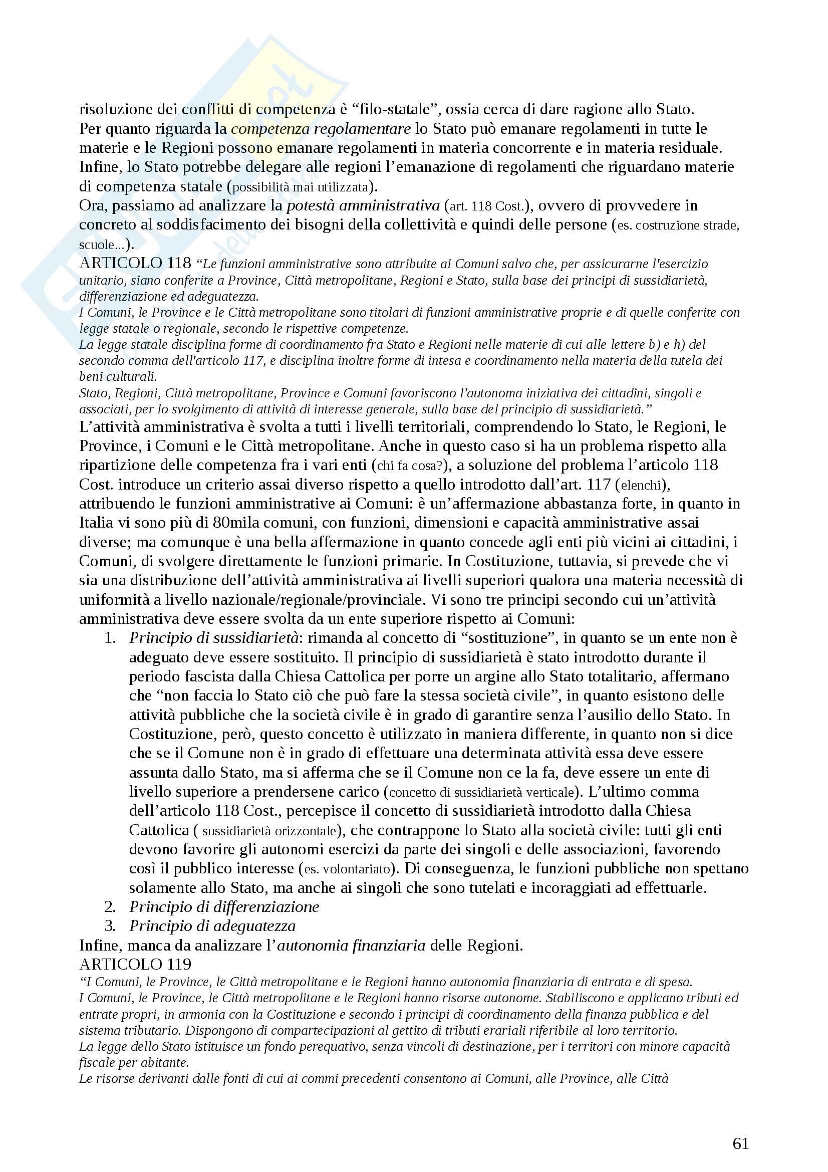 Lezioni, Diritto Pubblico Pag. 61